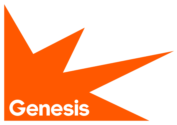 Genesis Logo RGB Orange White Bottom Left   Small