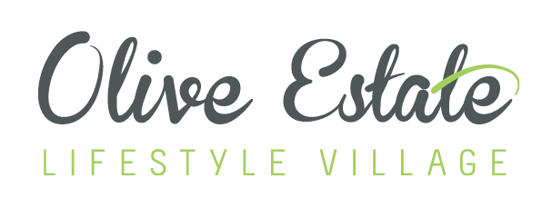 Olive Estate Lifestyle Village logo white